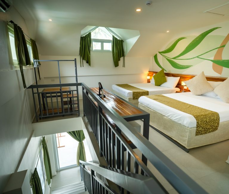Complete upstairs room